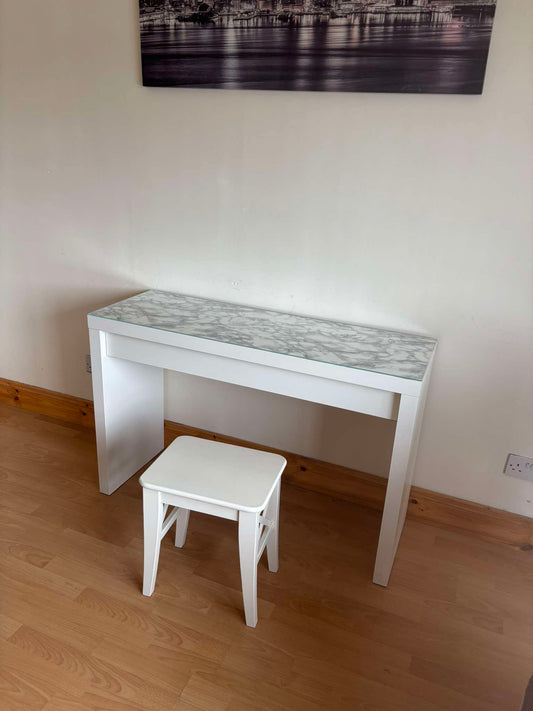 IKEA Malm Dresser Table & Ingolf Stool - €60